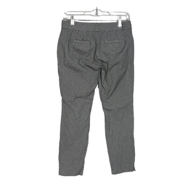 Banana Republic Sloan Houndstooth Ankle Pants Pleated Size 2 Office Career - Picture 2 of 8